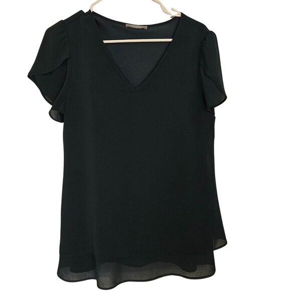 Chiffon Layered Tunic Blouse Top - Picture 1 of 6